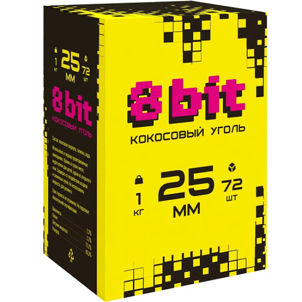 Кокосовый уголь Cocoloco 8bit 25мм в Воркуте