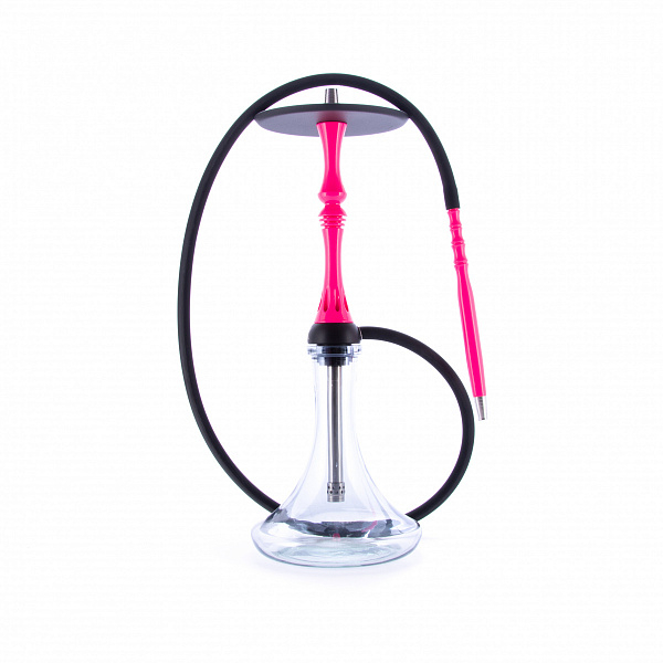 Кальян Alpha Hookah Kappa Rose Fluor (Розовый, 56 см) в Воркуте