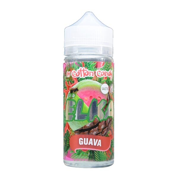 Жидкость Cotton Candy ЁLKA GUAVA (Хвоя С Мятой И Гуавой) (120 мл, 0 мг/мл) в Воркуте