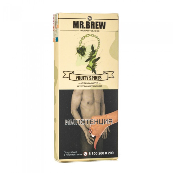 Табак Mr Brew Fruity Spikes (Клубничный сок с кактусом и фейхоа) 40 гр в Воркуте
