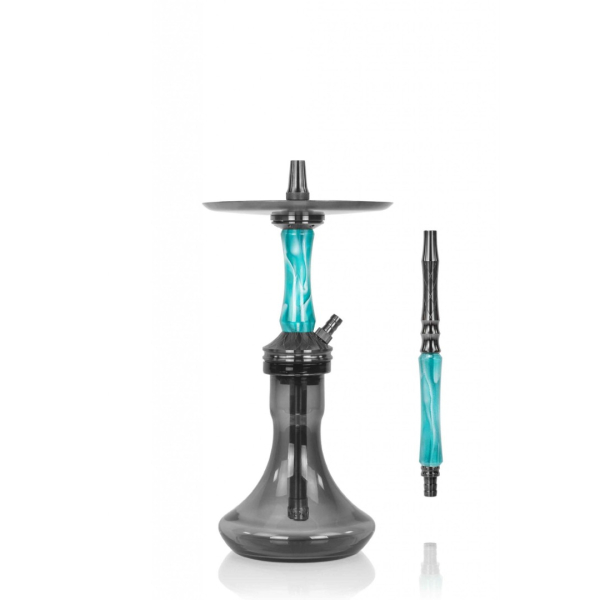 Кальян Ocean Hookah Kaif Small 2 (черный,бирюзовый, 53 см) в Воркуте