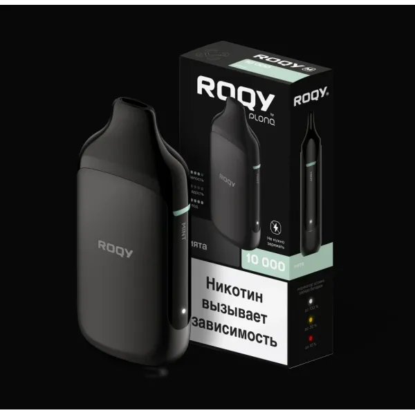 Электронка ROQY M МЯТА 10000 затяжек в Воркуте