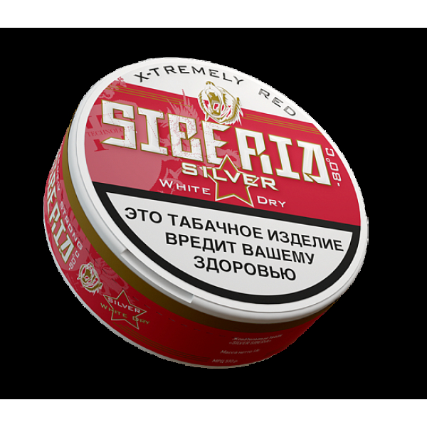 Жевательный табак Siberia Silver  White Dry 16 грамм в Воркуте