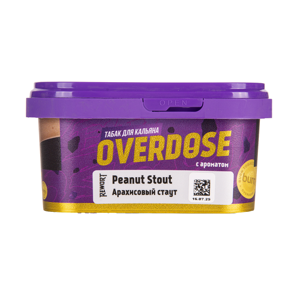 Табак Overdose Peanut Stout 200 грамм в Воркуте