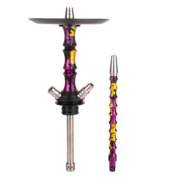 Кальян Mamay Customs Asian Micro Special Anod Пурпурно Золотой Камуфляж в Воркуте