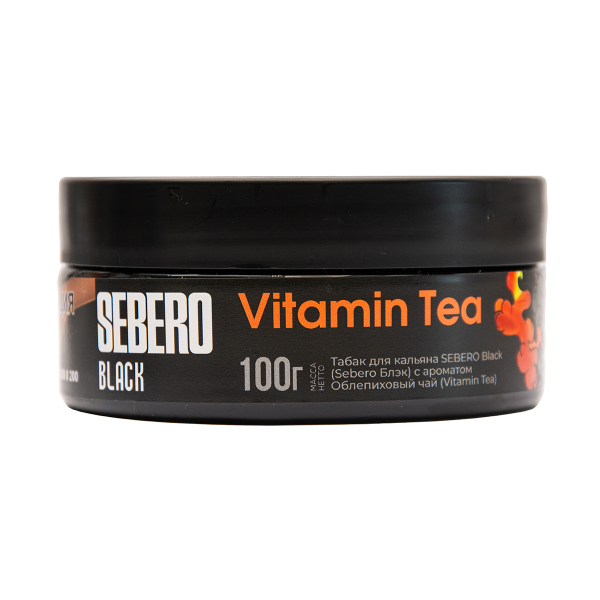 Табак Sebero Black Vitamin Tea Облепиховый Чай 100 грамм в Воркуте