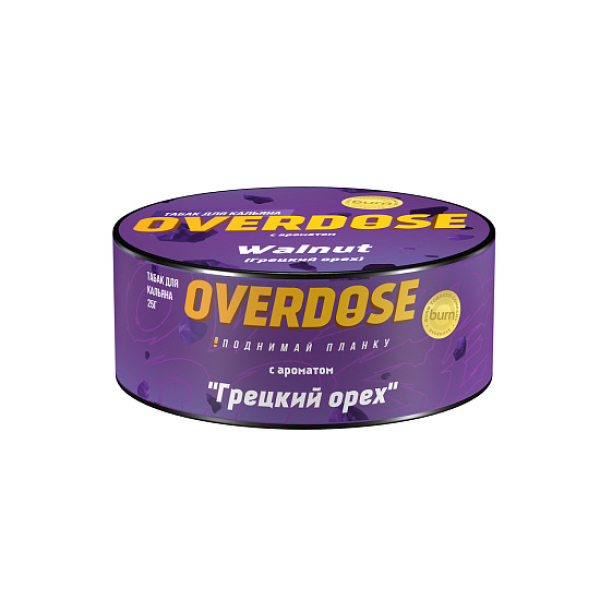 Табак Overdose Walnut 25 грамм в Воркуте