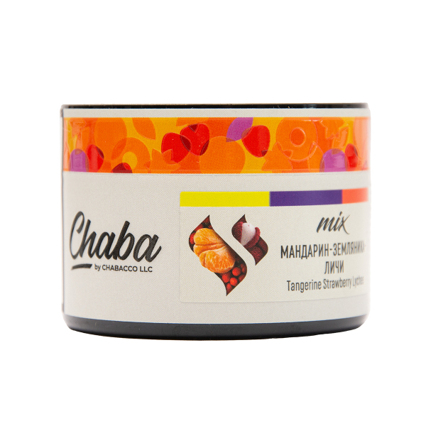Безникотиновая смесь Chaba Mix Tangerine Strawberry Lychee Nicotine Free 40 грамм в Воркуте