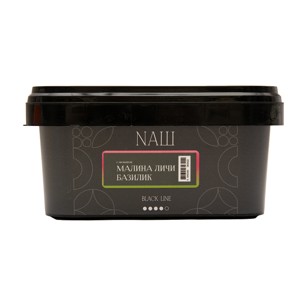 Табак NАШ Black Малина Личи Базилик 200 грамм в Воркуте