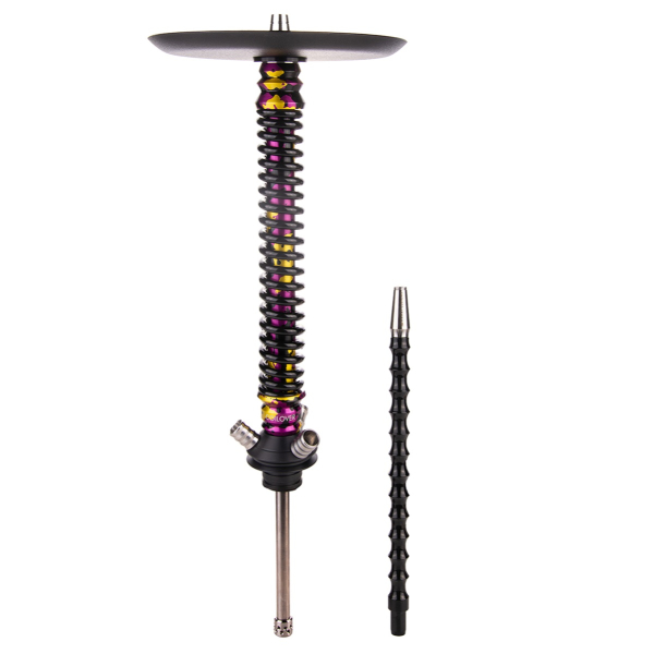 Кальян Mamay Customs Coilover Большой   Пурпурный/золотой Камуфляж Чёрный в Воркуте