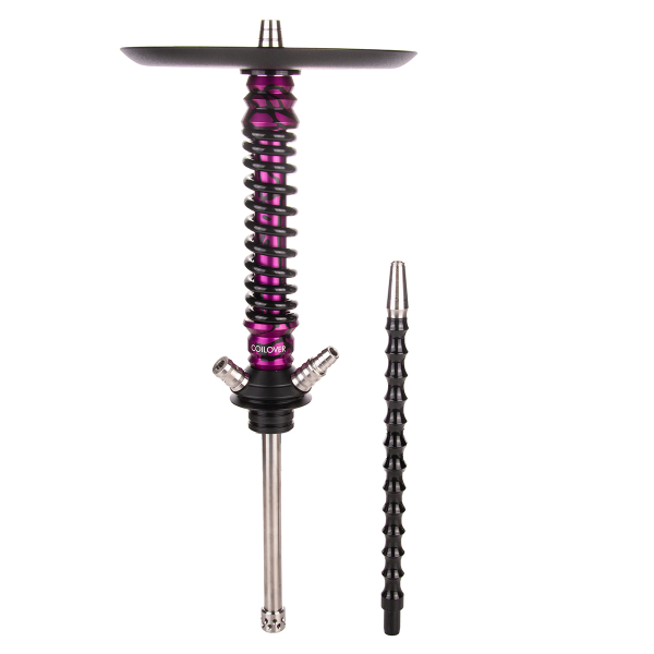 Кальян Mamay Customs Coilover Mini  Пурпурный Сплеш Чёрный в Воркуте