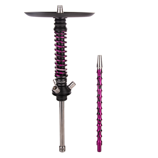 Кальян Mamay Customs Coilover Mini  Чёрный Пурпурный Сплеш в Воркуте