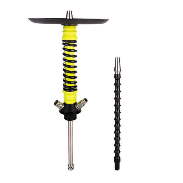 Кальян Mamay Customs Coilover Mini  Жёлтый Флюр Чёрный в Воркуте