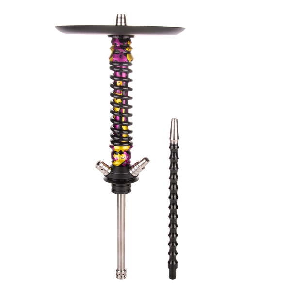 Кальян Mamay Customs Coilover Mini   Пурпурный/золотой Камуфляж Чёрный в Воркуте