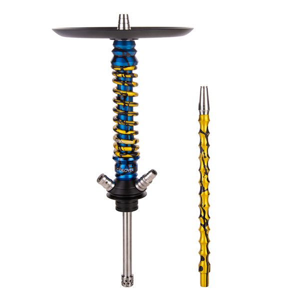 Кальян Mamay Customs Coilover Mini   Синий Сплеш Золотой Сплеш в Воркуте