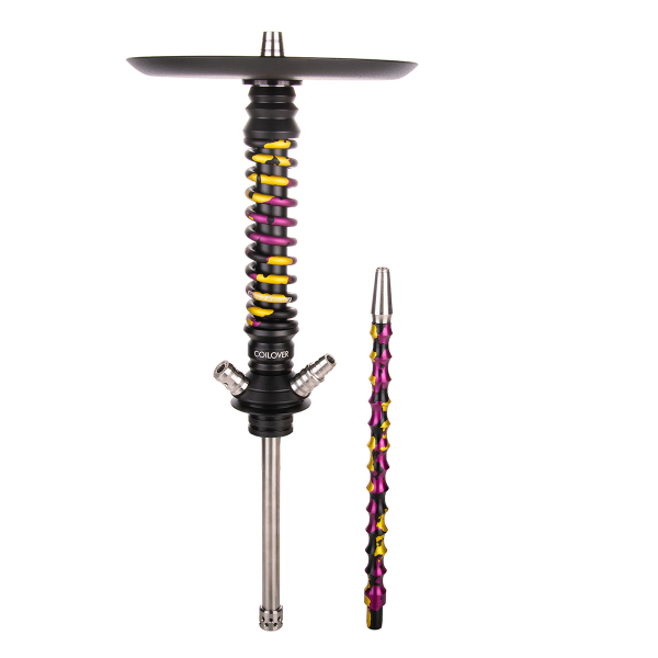 Кальян Mamay Customs Coilover Mini   Чёрный Пурпурный/золотой Камуфляж в Воркуте