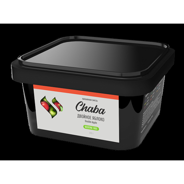 Безникотиновая смесь Chaba Double Apple Двойное Яблоко 200 грамм в Воркуте