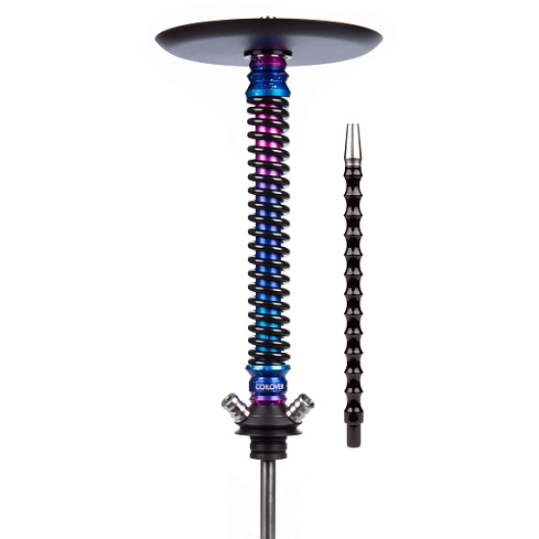 Кальян Mamay Customs Coilover Big Anod Blue Space Черный Глянец в Воркуте