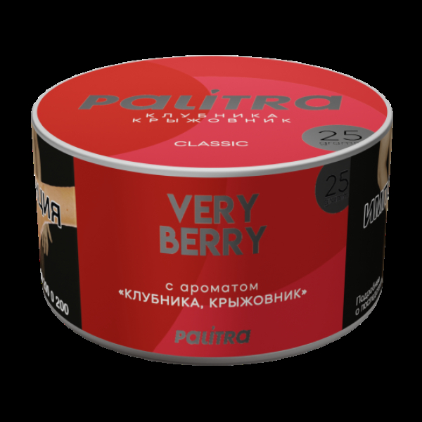 Табак Palitra Very Berry Клубника Крыжовник 25 грамм в Воркуте