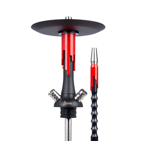 Кальян Mamay Customs Flow Черный Матовый Красный Глянец в Воркуте