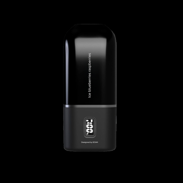Электронка Soak 13 Ice Blueberries Raspberries Ледяная Черника Малина 13000 затяжек в Воркуте