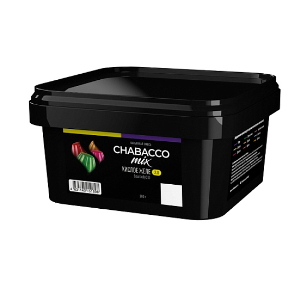 Бестабачная смесь Chabacco Mix Sour Jelly 2.0 Кислое Желе Medium 200 грамм в Воркуте