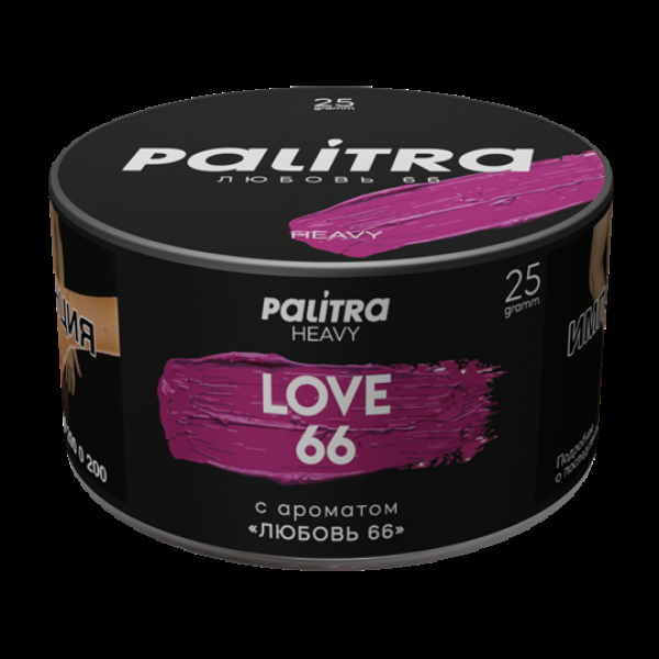 Табак Palitra Heavy Любовь 66 Love 66 25 грамм в Воркуте